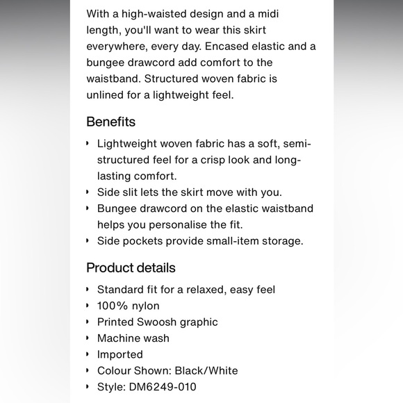 Nike Essentials Skirt - Picture 9 of 9